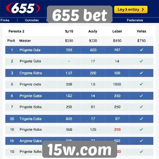Comparativo de odds no 655 bet